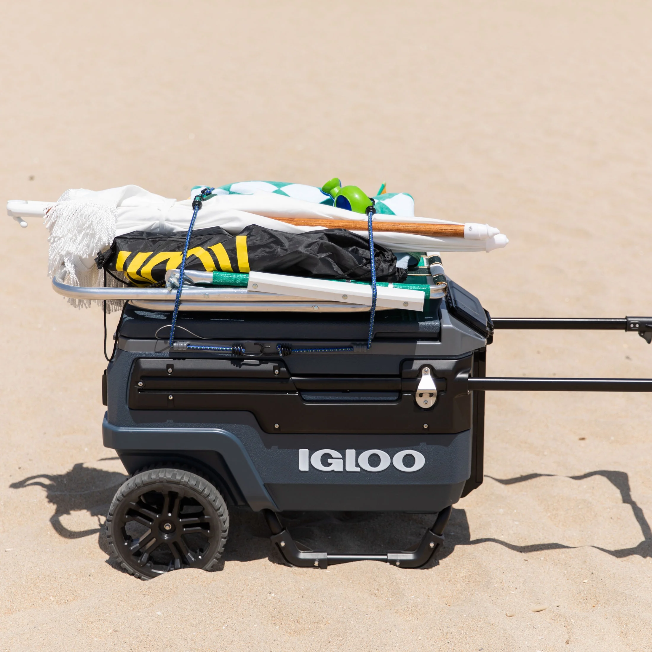 Igloo 70 QT Trailmate Journey Rolling Cooler, Carbonite Gray - Image 8
