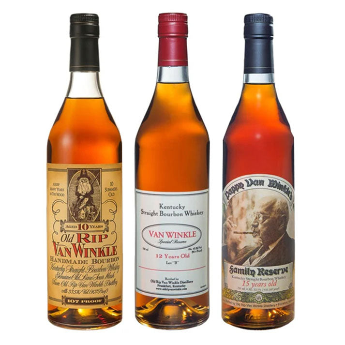 Pappy Van Winkle 10 Year Bourbon, 12 Year 15 Year Bundle