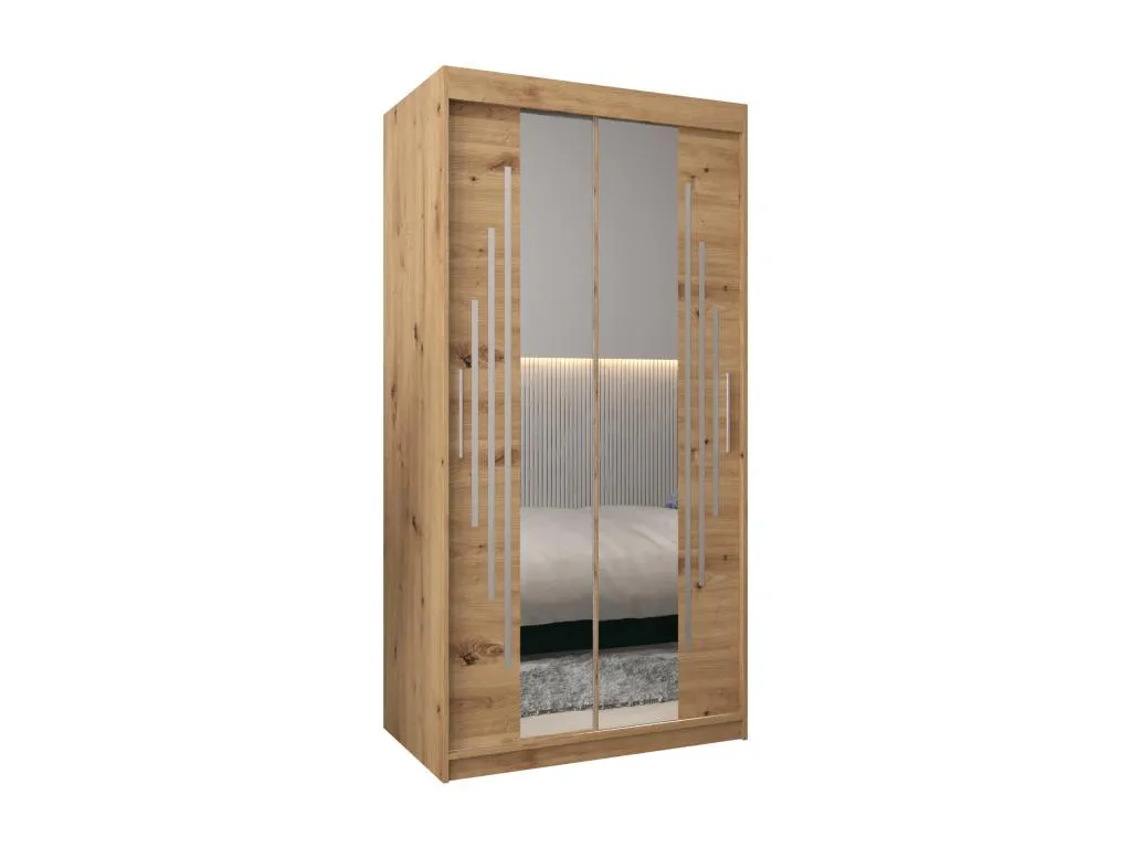 ARMARIO Hogarmini 1 DE PUERTAS CORREDERAS 200/100/62 2 puertas (artisan/artisan) mwdn35182
