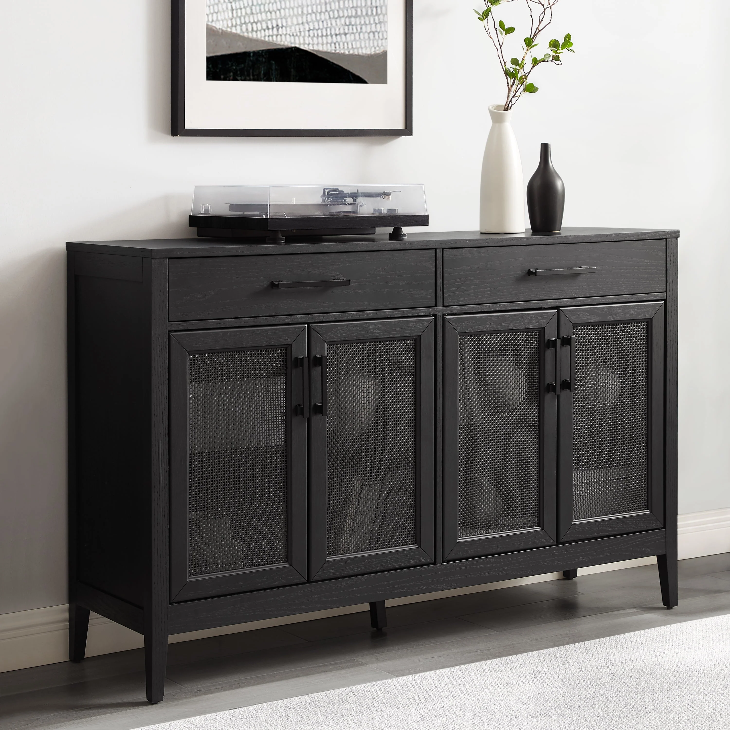 Crosley Furniture Milo Sideboard Black - Image 7