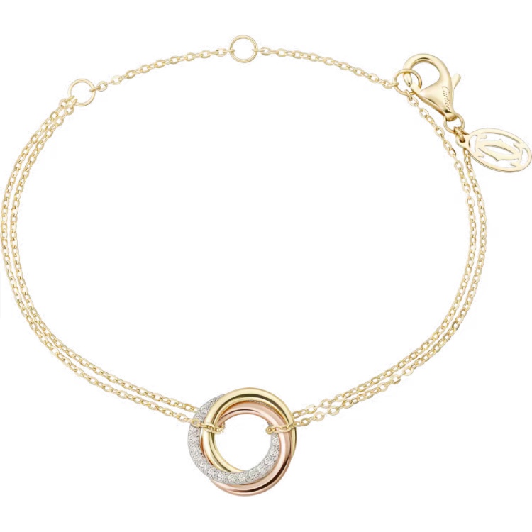 Cartier Diamond Trinity Chain Bracelet - Original Replica Club