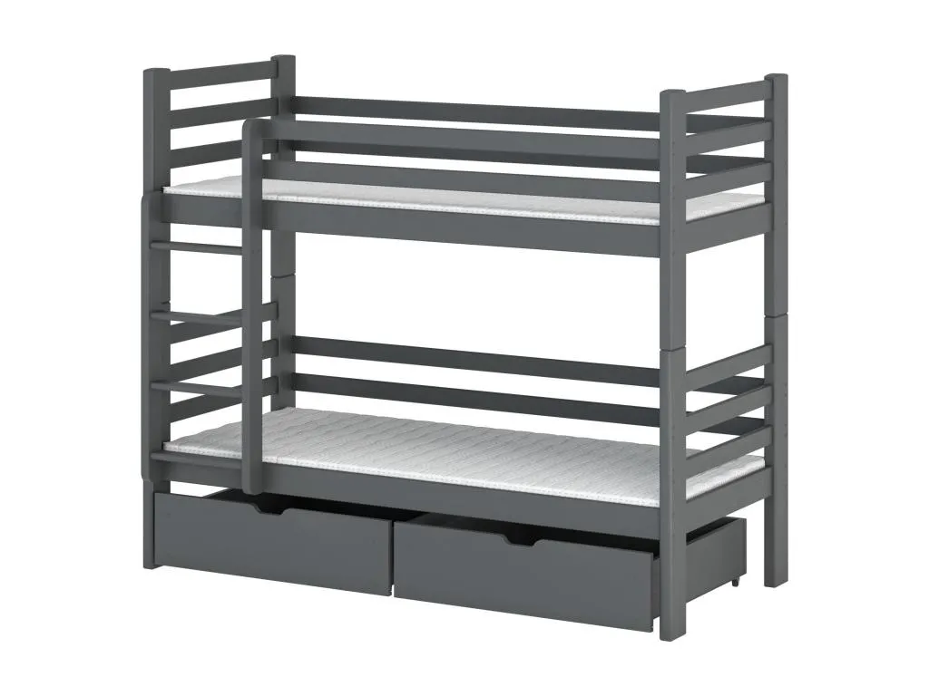 Litera Casahandy BB005 Dimensiones - 90x200 cm Color grafito