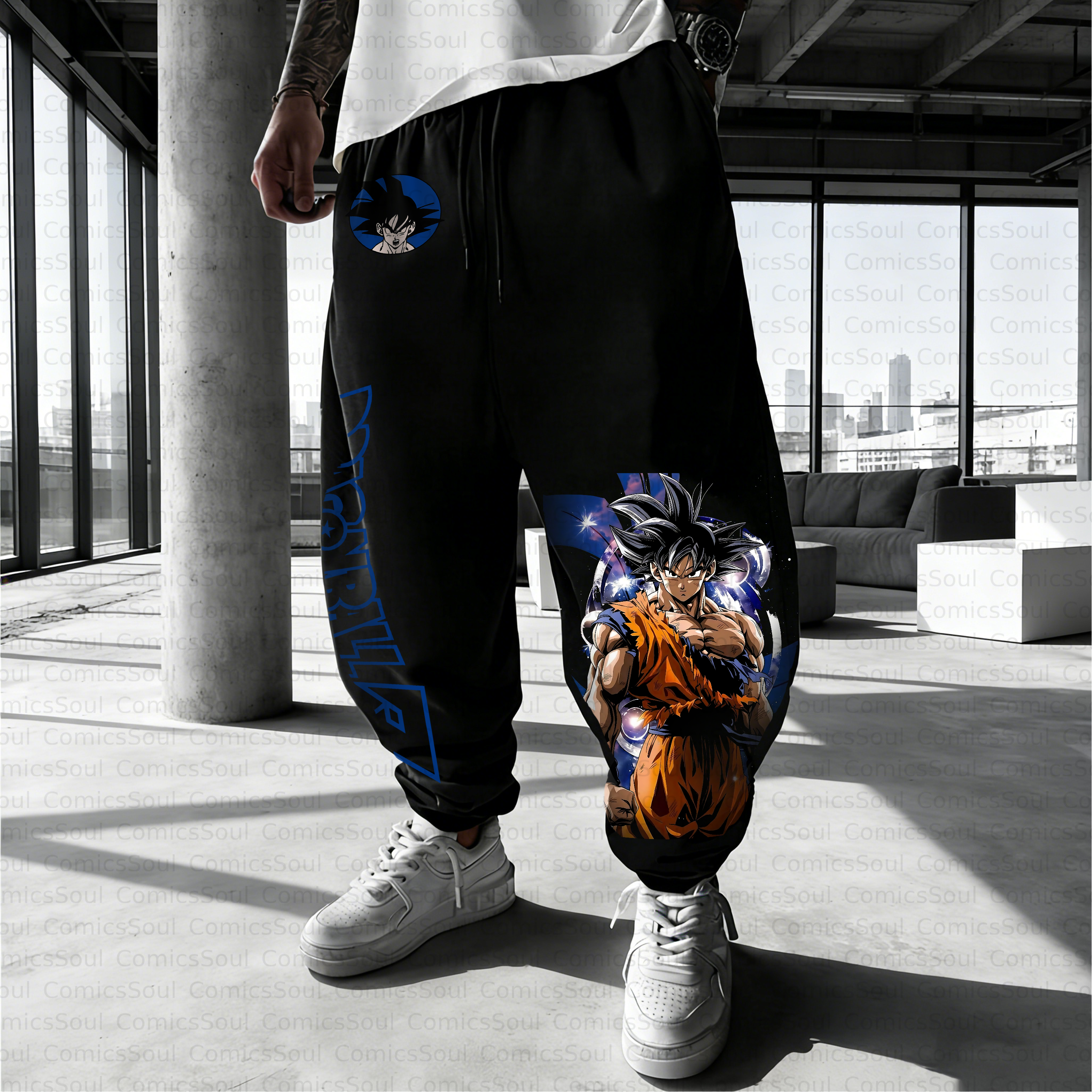 Unisex Casual Anime Streetwear Pant