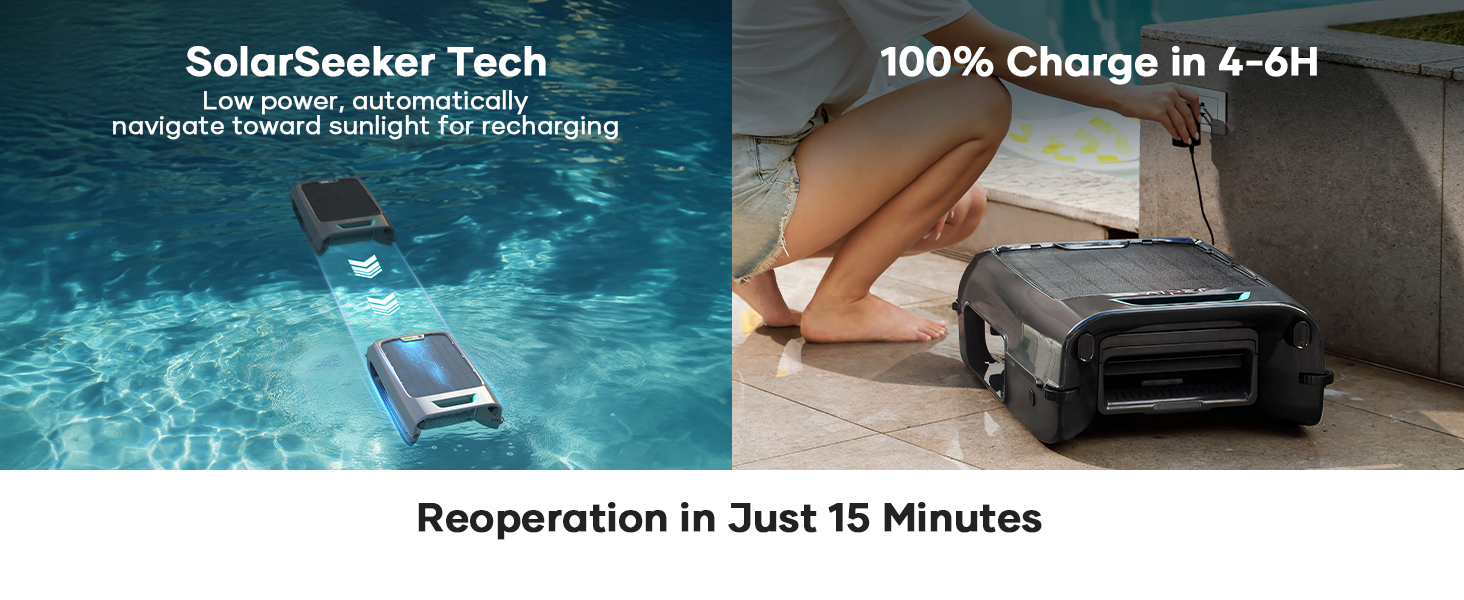 solar powered pool skimmer