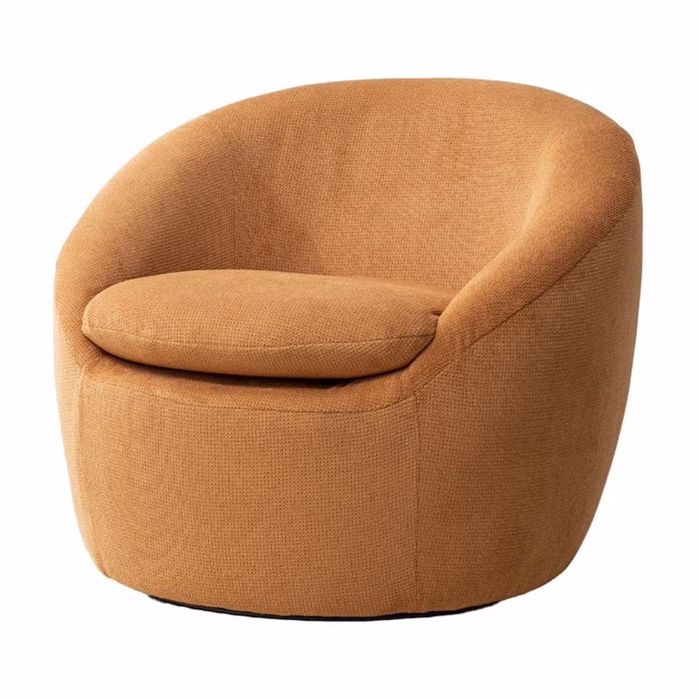 Roundhill Furniture Winnie Modern Barrel Chair, 360- Swivel - Image 7