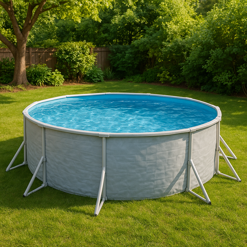 Piscina tubular ovalada
