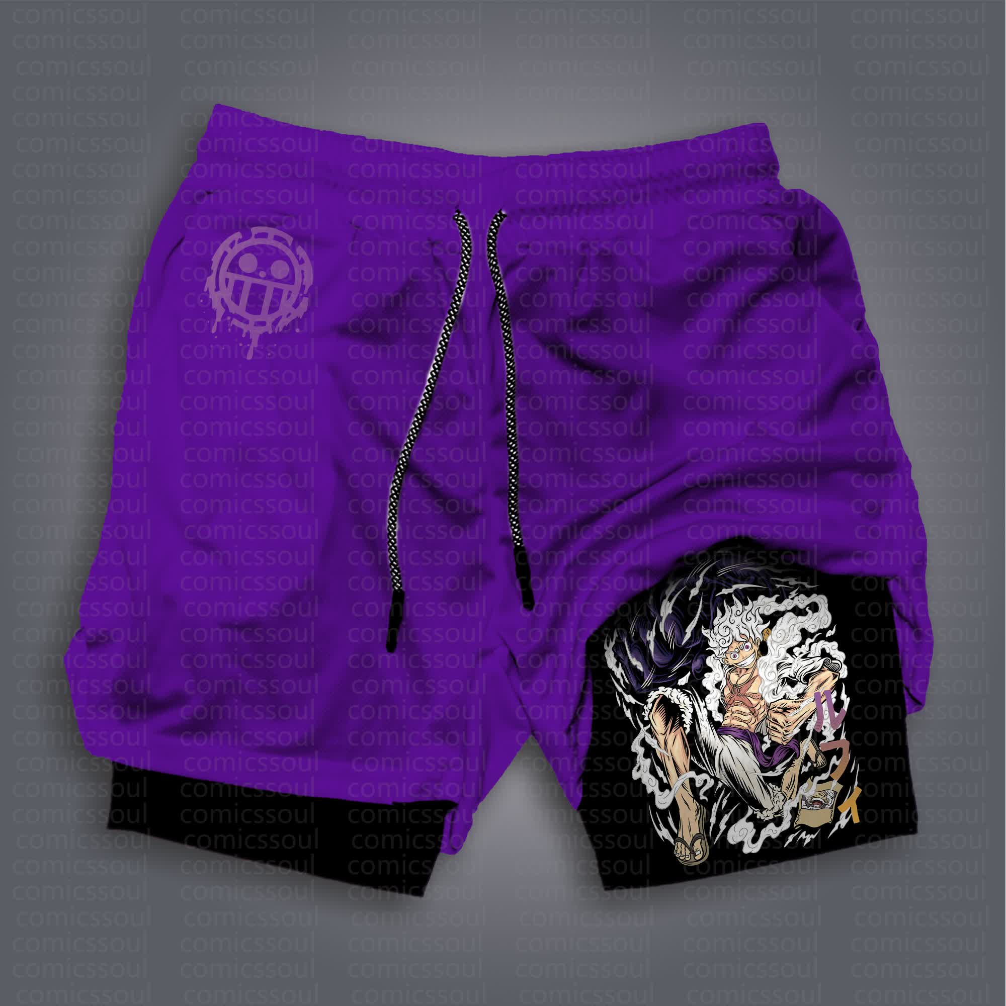 Unisex Casual Anime Streetwear Shorts 丨Comicssoul