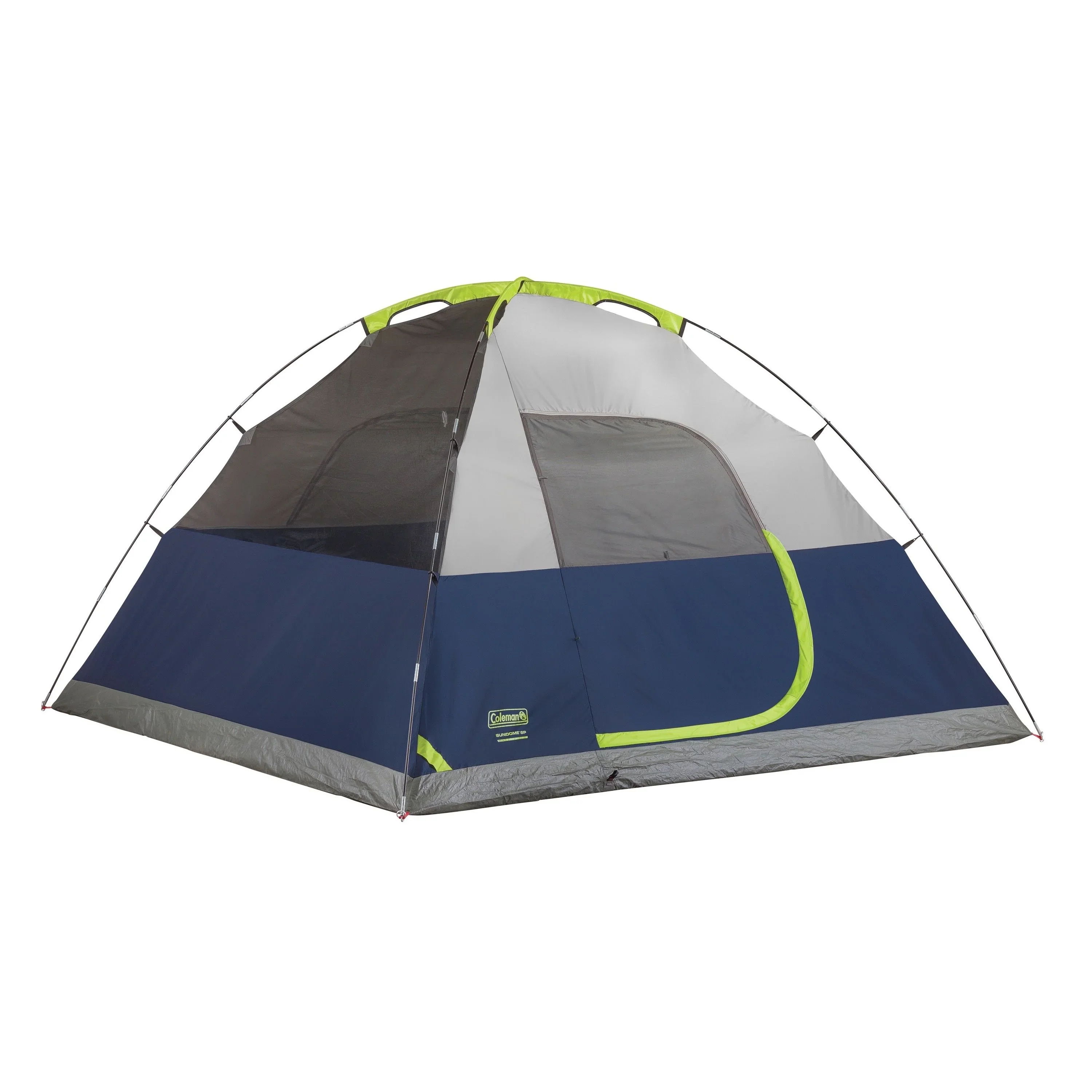 Coleman 6-Person Sundome Dome Camping Tent, Blue