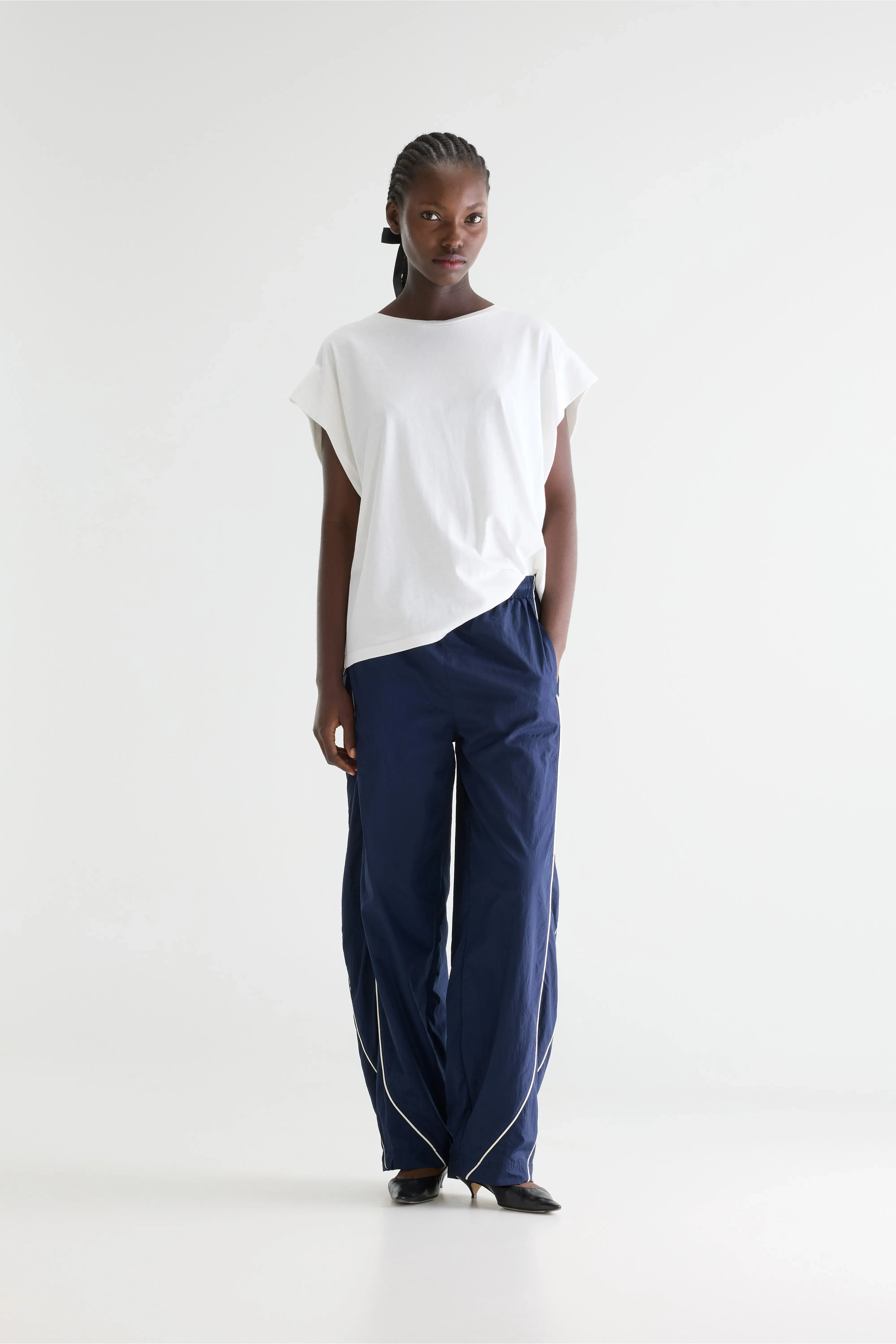 Bellerose Vice white crew-neck t-shirt (252 / W / CASPER)