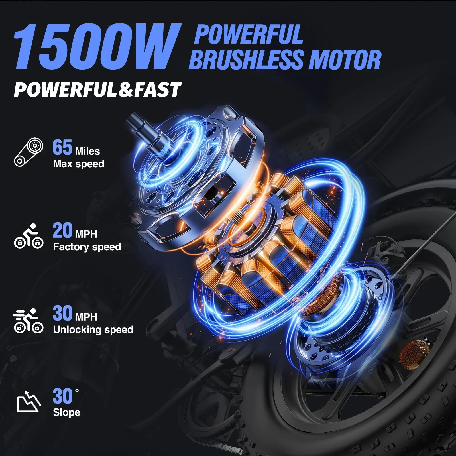 1500W Electric Mountain Bike 48V 20Ah, 20 inch Fat Tires, Shimano 7-Speed, Full Suspension - q20-1500w - Image 25 1500W Electric Mountain Bike 48V 20Ah, 20 inch Fat Tires, Shimano 7-Speed, Full Suspension - q20-1500w - Image 25