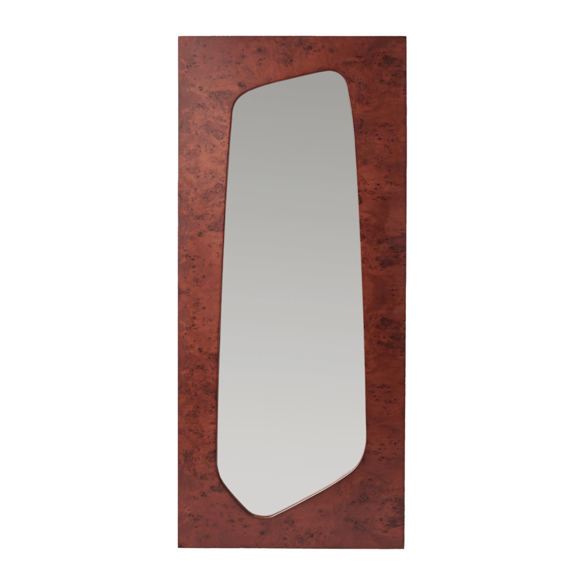 Ferm Living Folia Spiegel H 135 cm - Dark Stained Burl