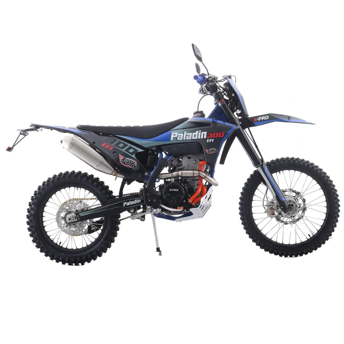 X-Pro Paladin 300 EFI Dirt Bike with 6-Speed Manual Transmission and Balance Shaft and Dual Overhead Camshaft (DOHC) with Four Valves Engine, Electric Start! Big 21"/18" Wheels! - Image 2
