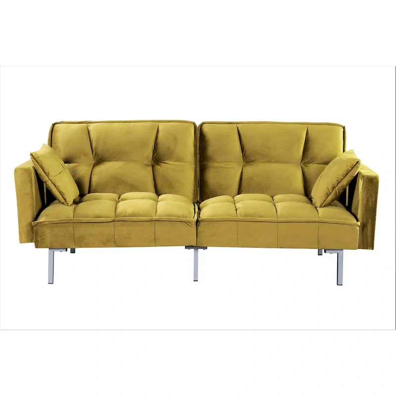 Bernal 75.6-Inch Velvet Sleeper Sofa Bed