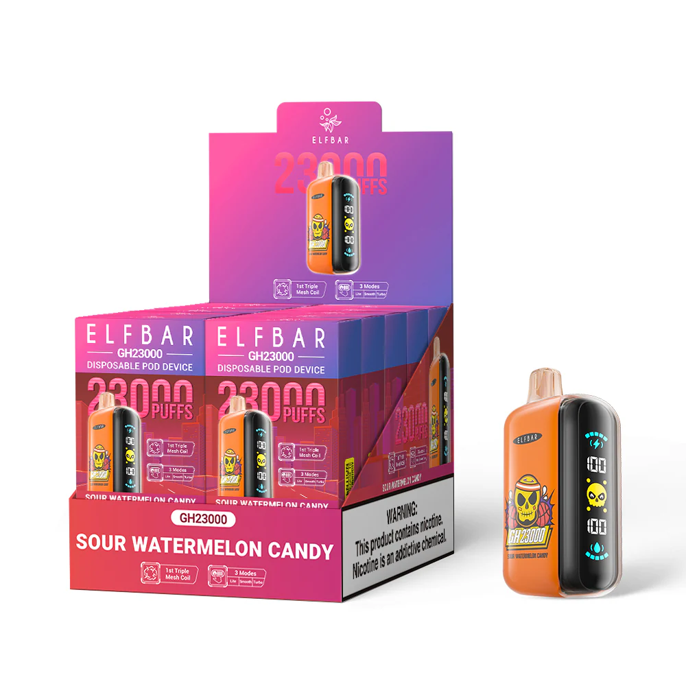 ELFBAR GH23000 cigarette électronique jetable (toutes les saveurs)