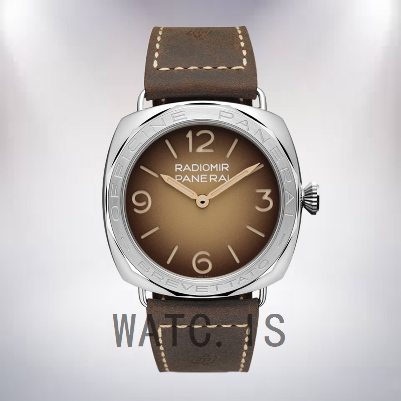 Panerai Radiomir 44mm PAM00687 Men's Leather Strap Brown Dial