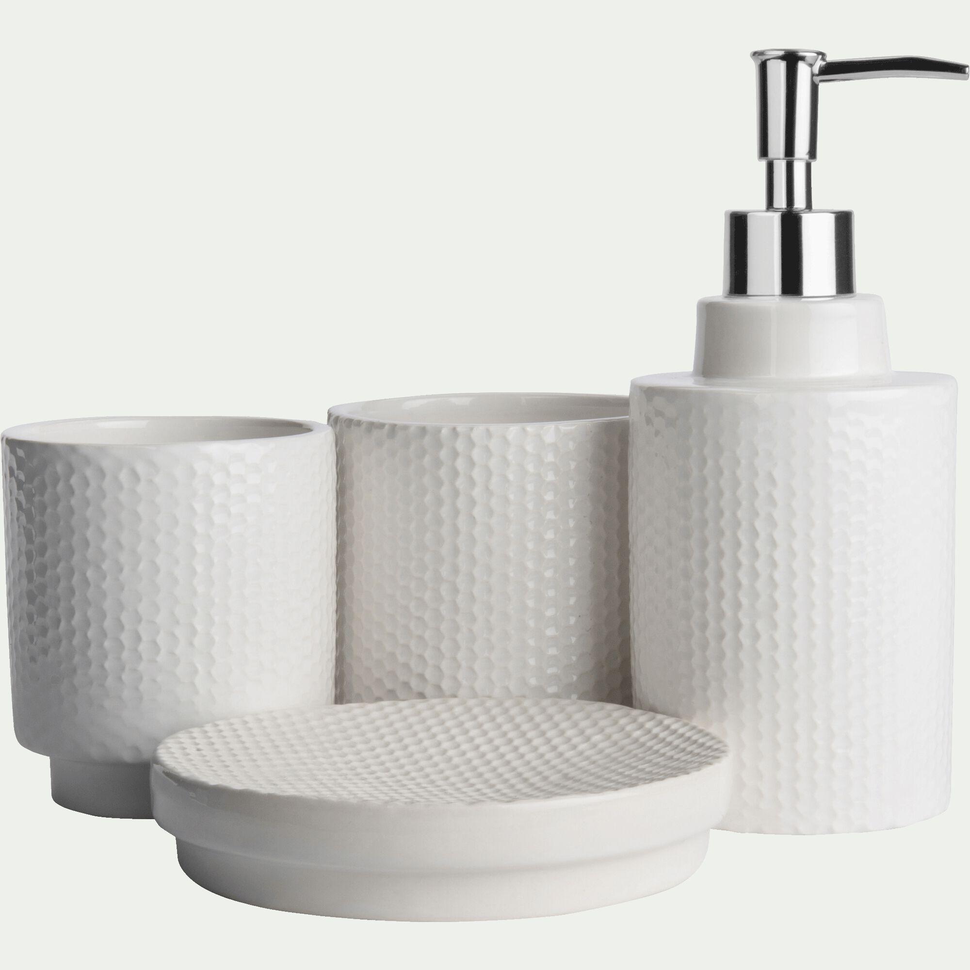 GHIBO - Set de salle de bain en céramique