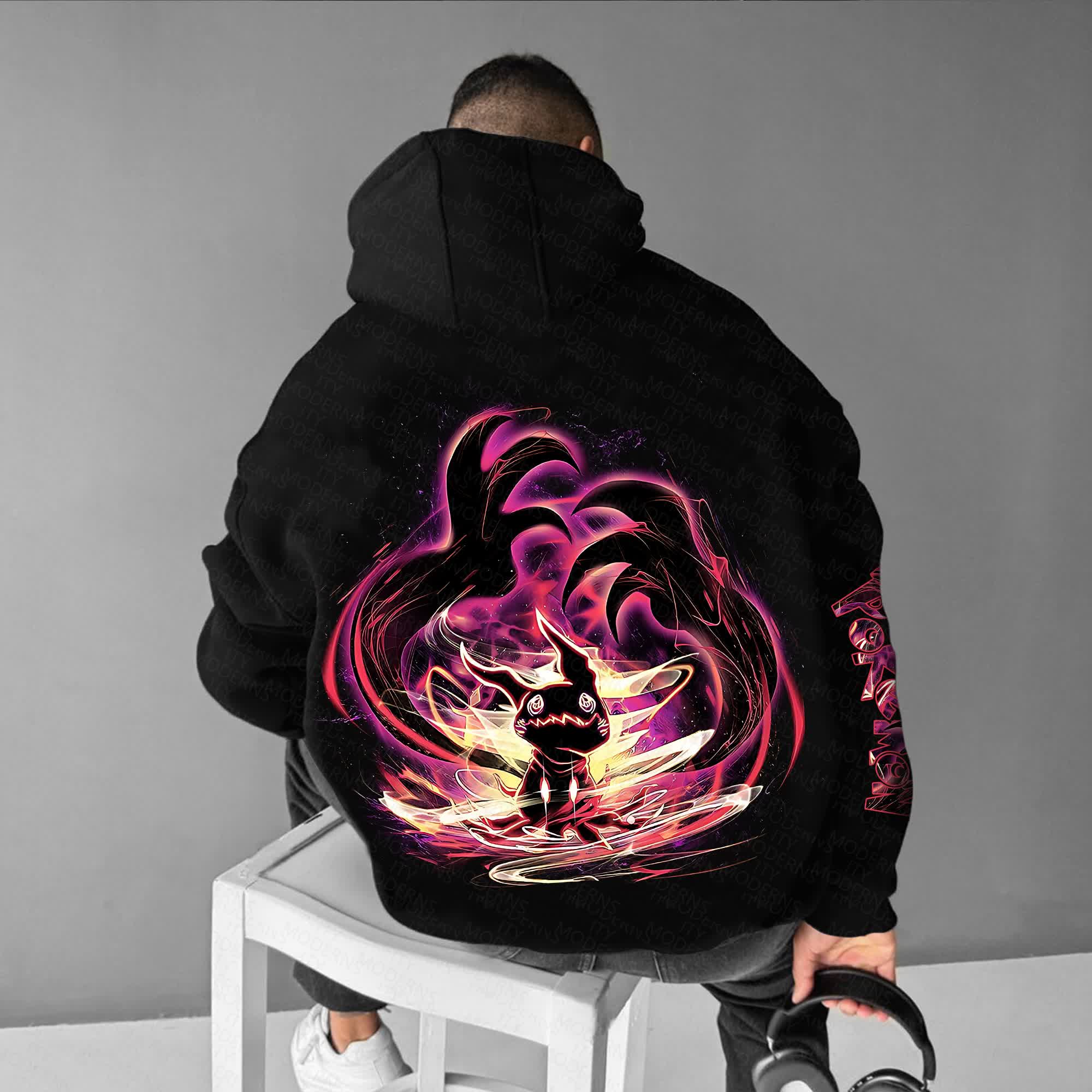 Unisex “Comicssoul” Anime Graphic Streetwear Vintage Hoodie