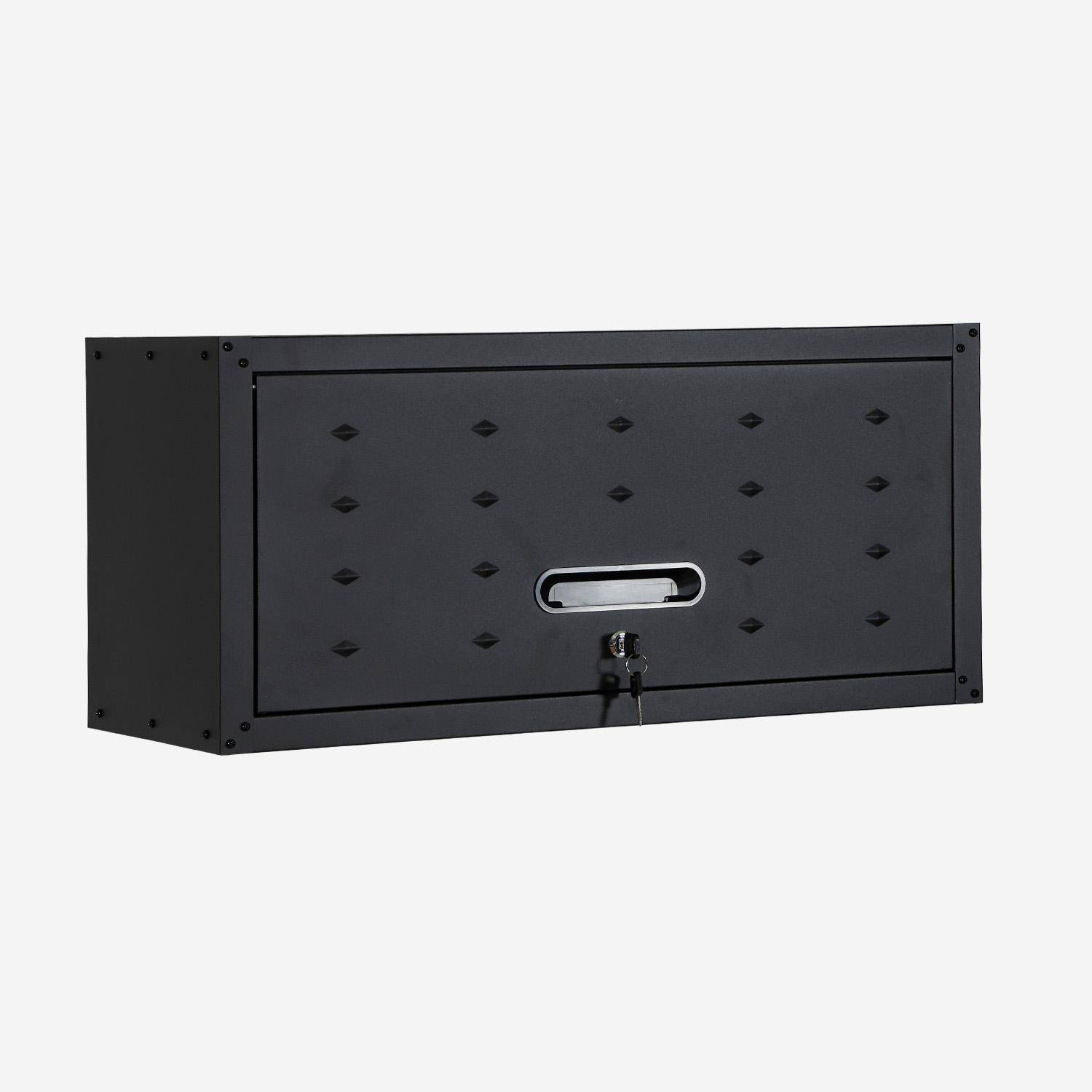 Bobby - Muebles altos de almacenamiento para garaje, set de 2