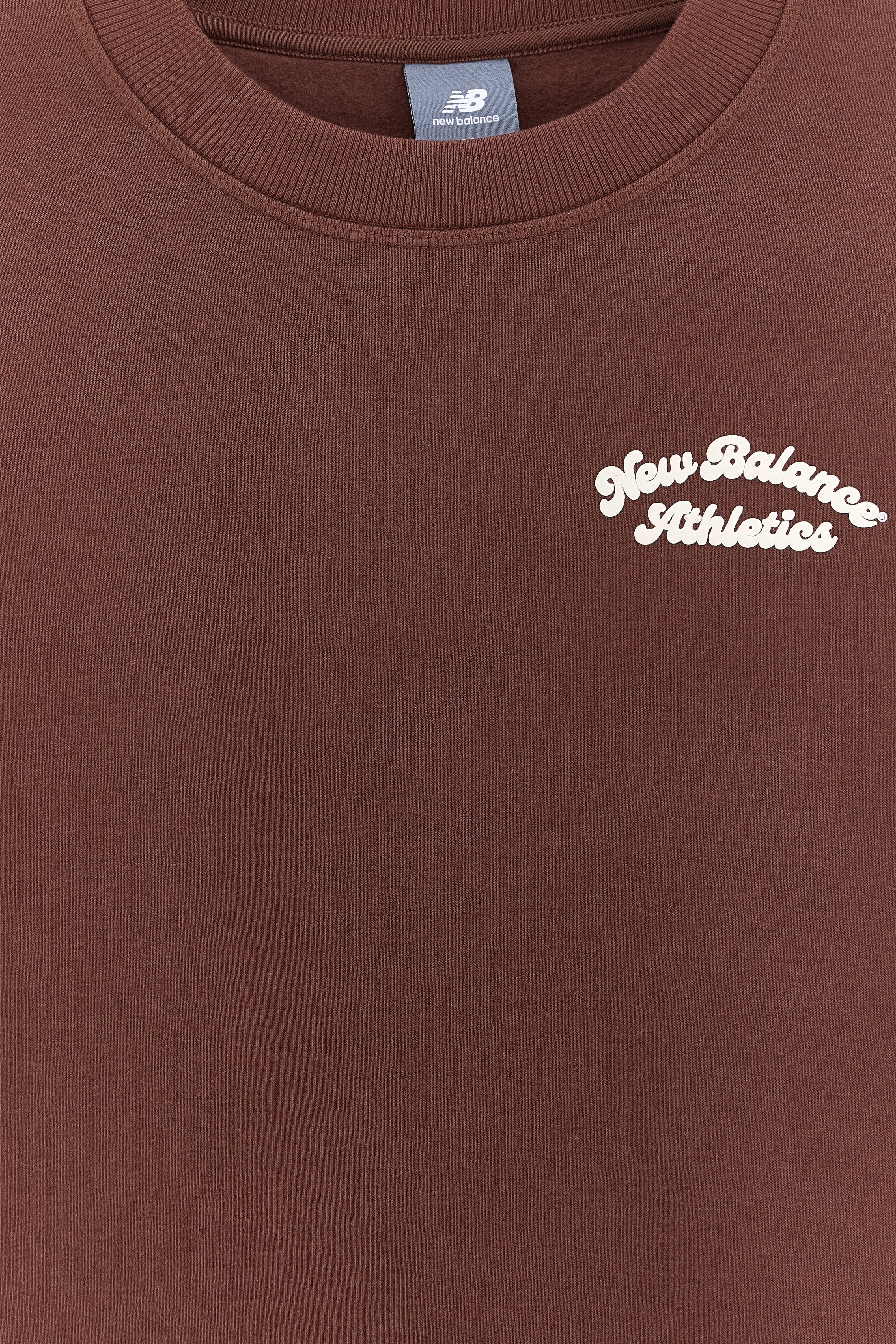 Bellerose Linear Heritage Fleece Crew Sweatshirt  (252 / W / BROWN)