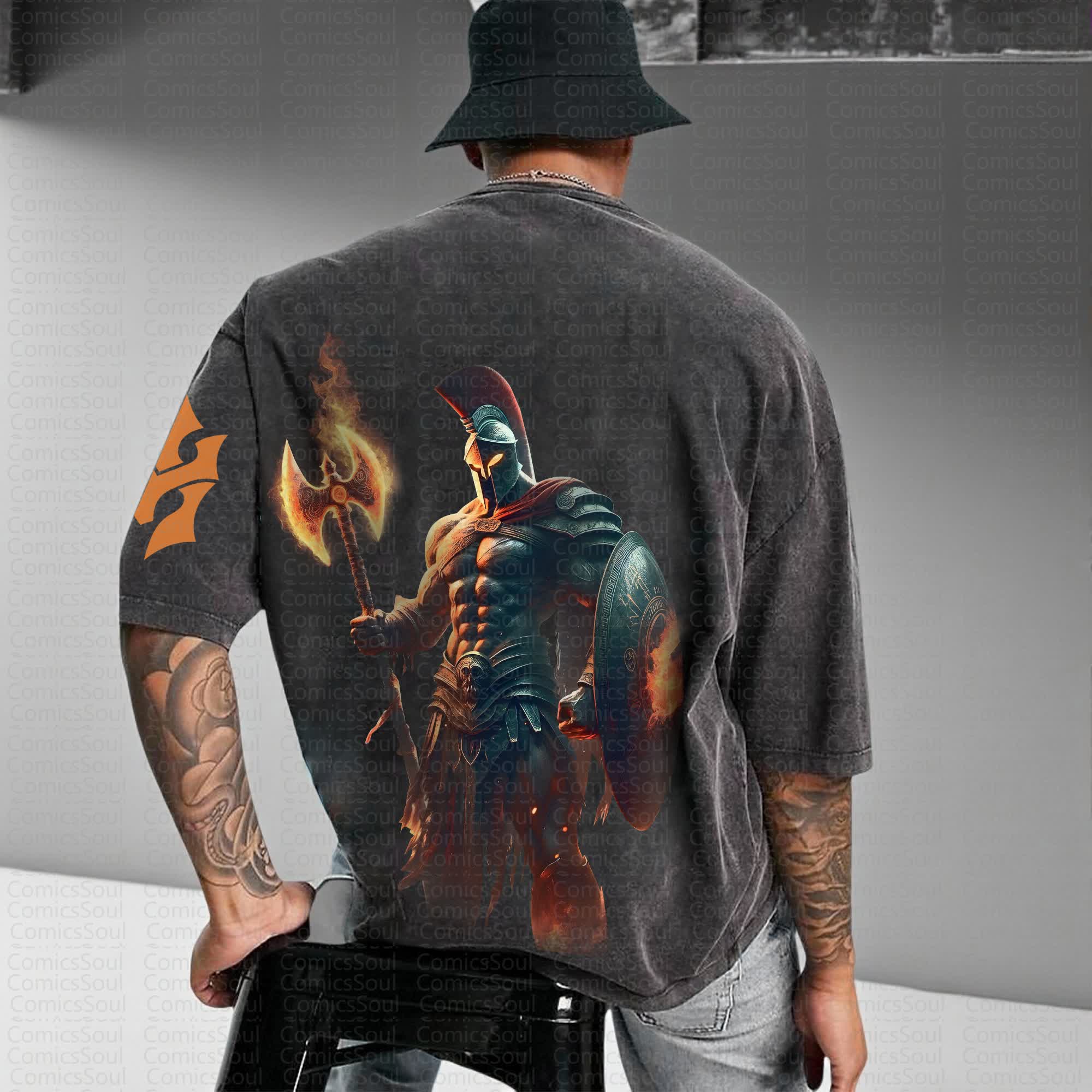 Unisex Anime Inspired Vintage Washed T-Shirt丨Comicssoul