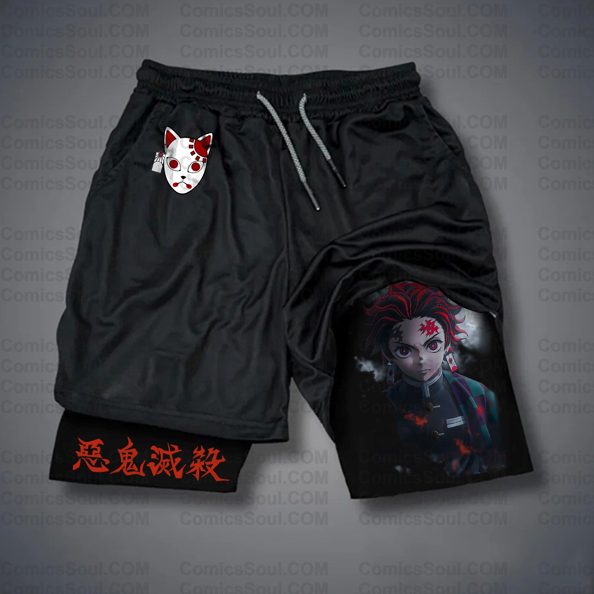 Unisex “ Comicssoul” Casual Streetwear Shorts