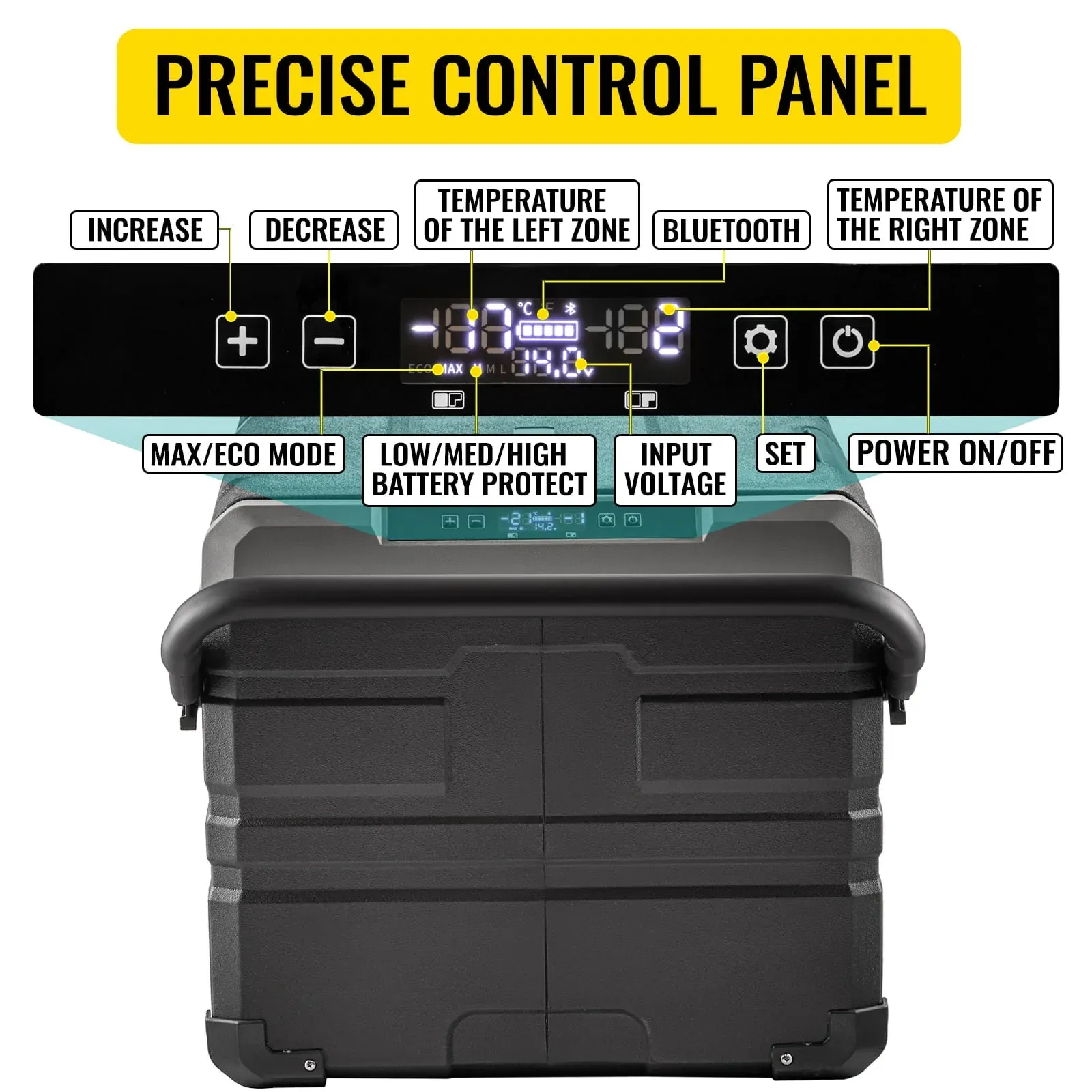BENTISM 100Qt Portable Car Freezer Refrigerator 95L 12/24V - TWW95 - Image 5 BENTISM 100Qt Portable Car Freezer Refrigerator 95L 12/24V - TWW95 - Image 5