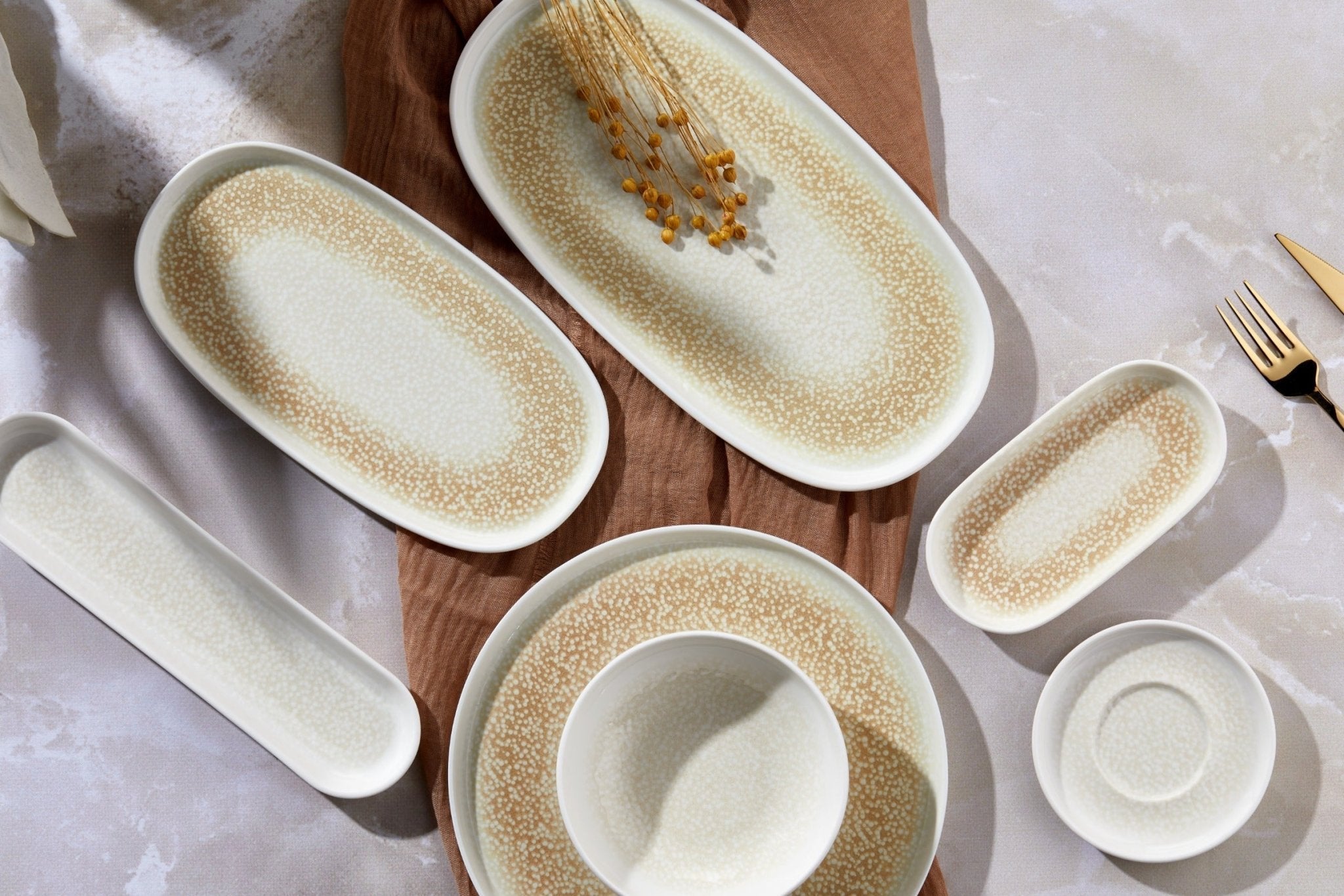 Rinart Bordenset - Dotti - 24delig - 6 persoons - Porselein