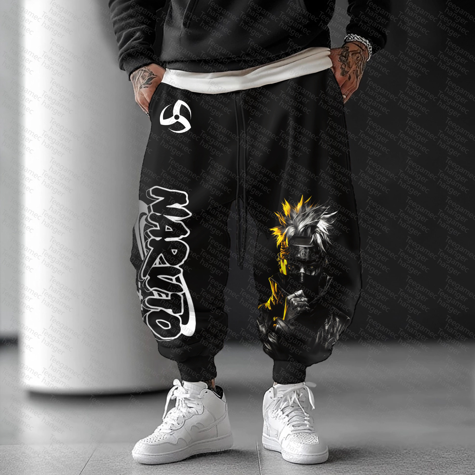 Unisex   Casual Anime Streetwear Pants