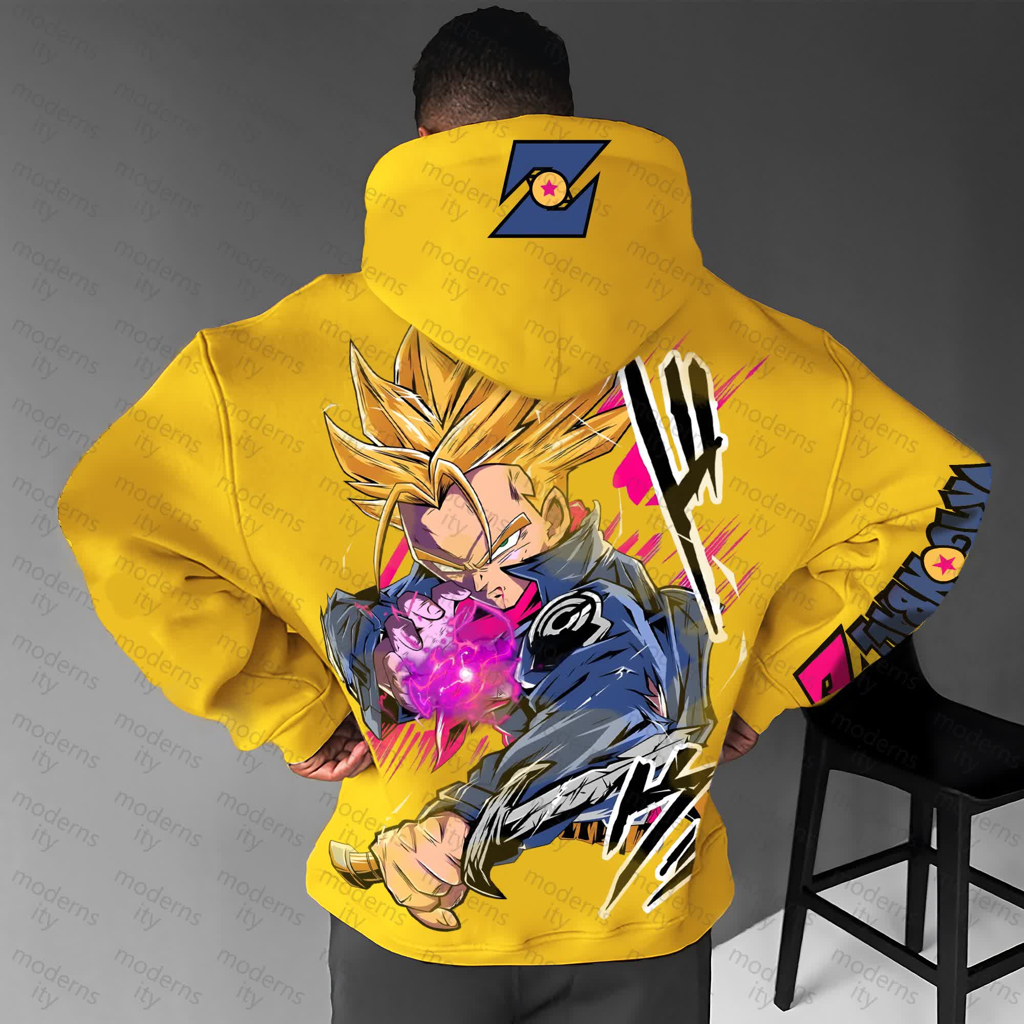 Unisex Anime“Comicssoul” Graphic Streetwear Vintage Hoodie