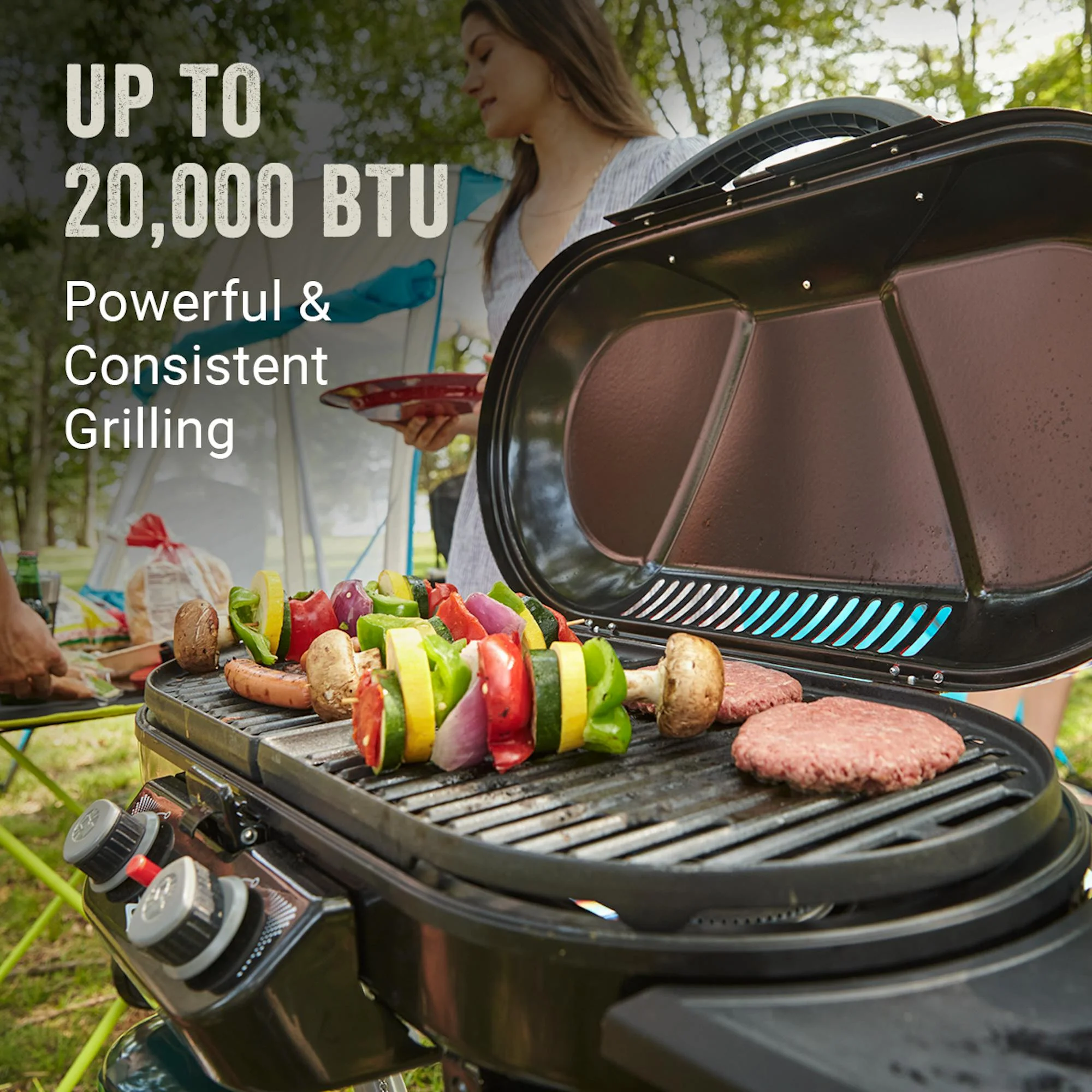 Coleman RoadTrip? X-Cursion 2 Burner Propane Gas Portable Grill - Image 4