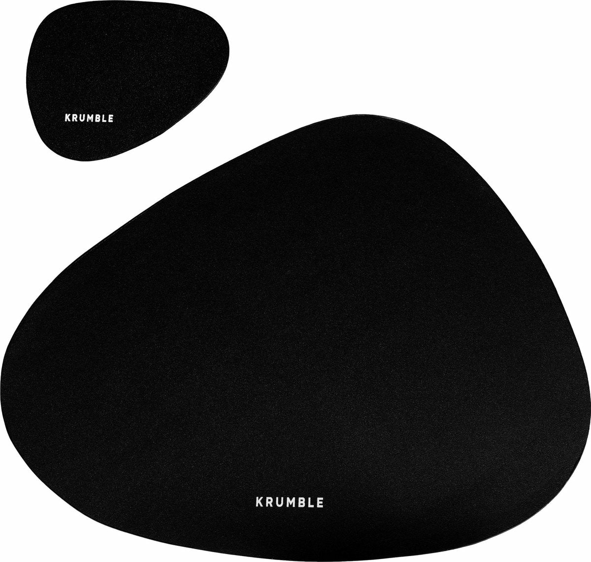 Krumble Placemat set design - 8 stuks - Zwart