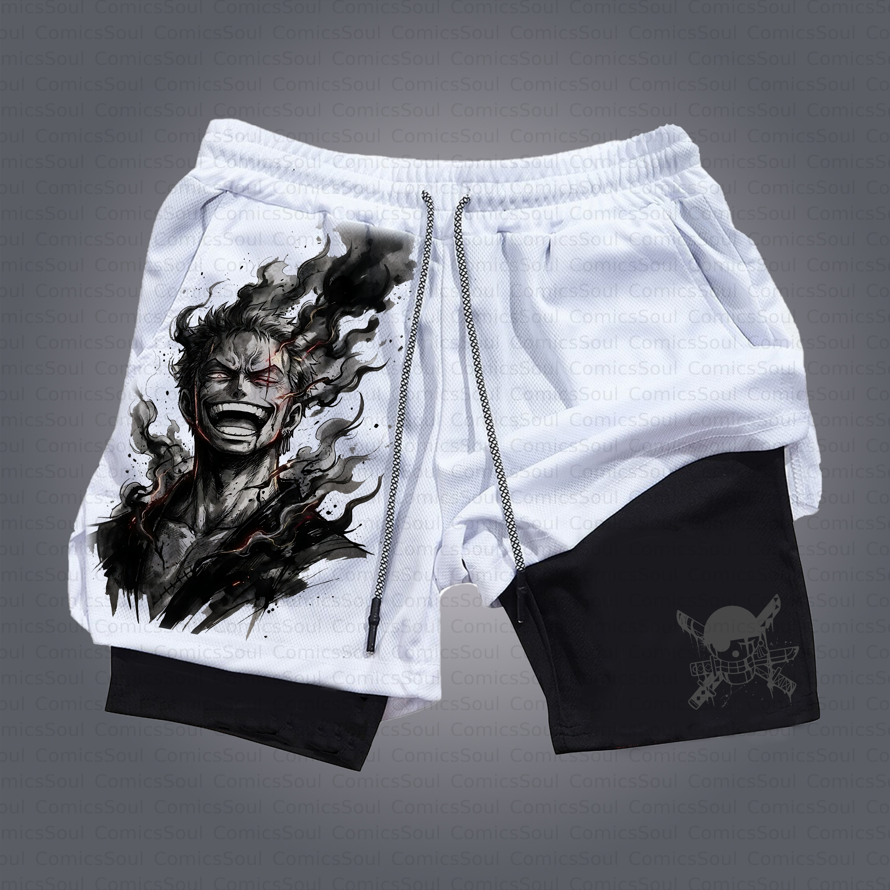 Unisex Casual Anime Style Shorts