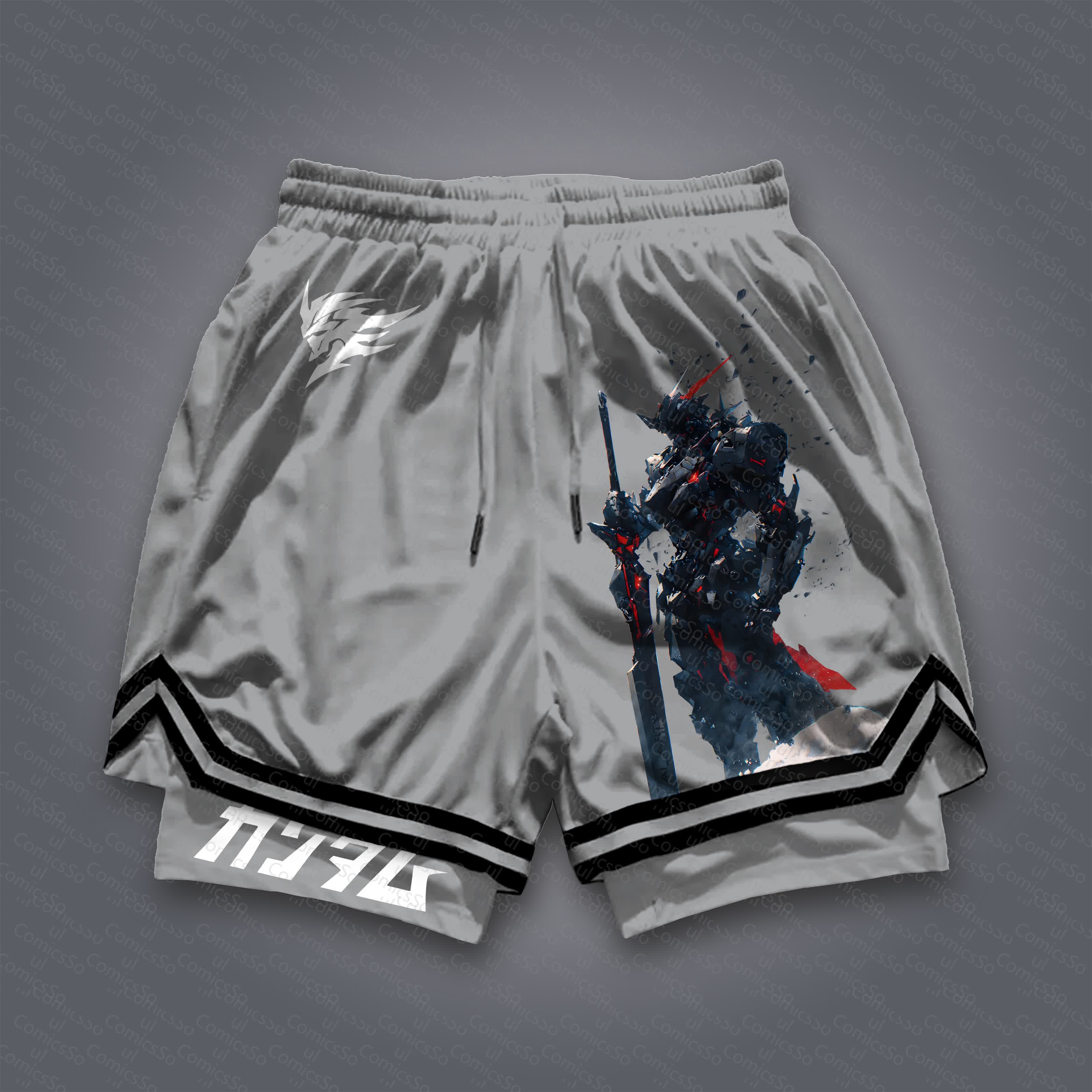 Unisex  “Comicssoul” Casual Anime Streetwear Shorts