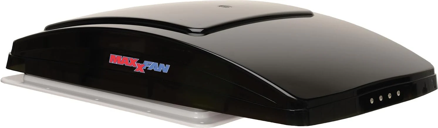 Air 00-07500K MaxxFan Deluxe with Remote - Smoke, Black