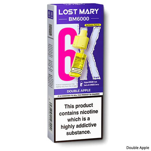Double Apple BM6000 Refill Pods by Lost Mary