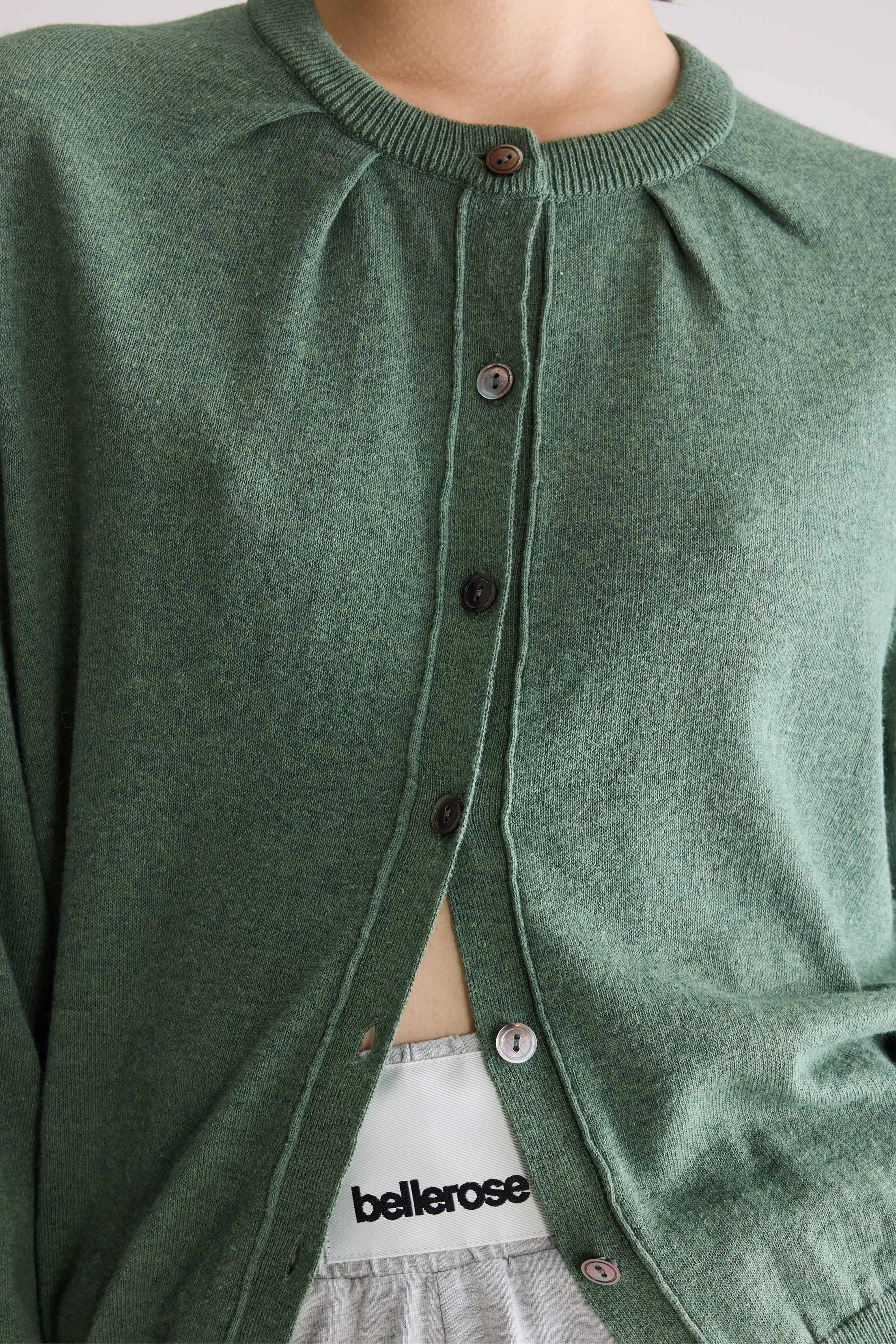 Bellerose North crewneck cardigan (261 / W / THYME)