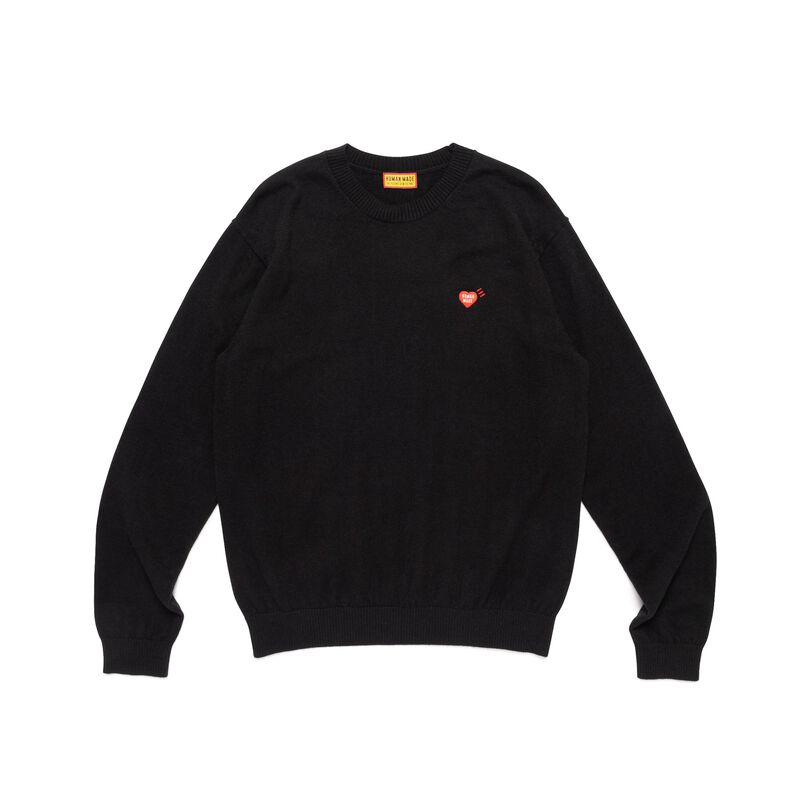 HUMAN MADE HEART BADGE KNIT SWEATER
