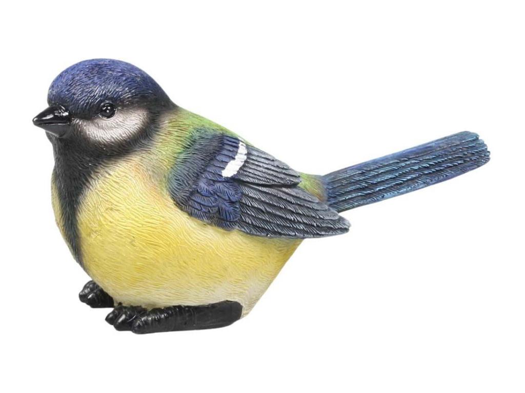 Pájaro garrapatero en resina 20 x 10 x 12 cm