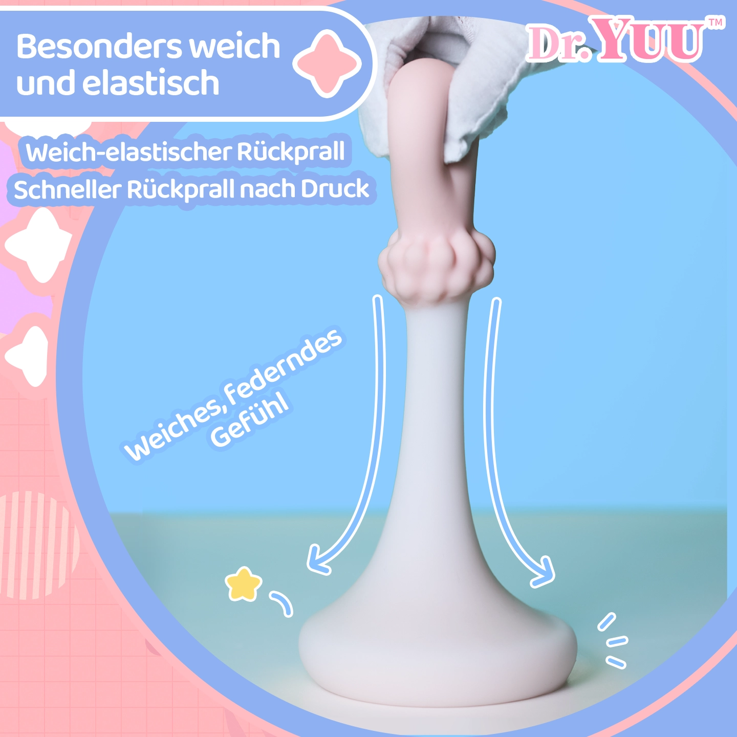 Besonders weiches Material mit hoher Elastizität