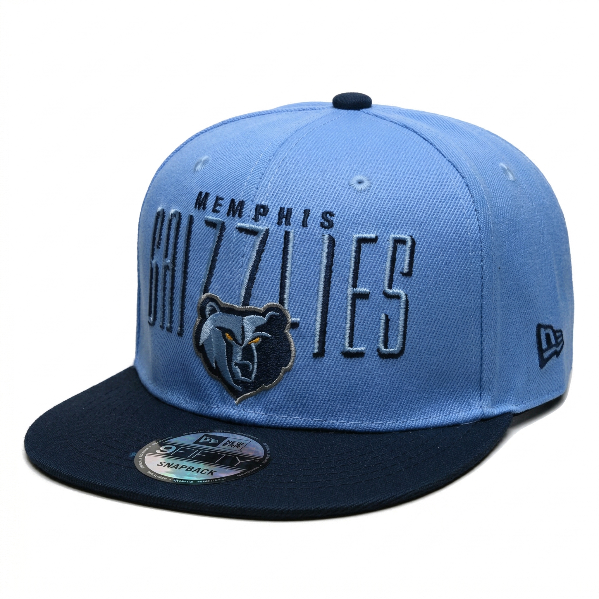 Memphis Grizzlies Classic Two-Tone Flat Brim Snapback Baseball Cap - SEVEN HATS - SEVEN HATS