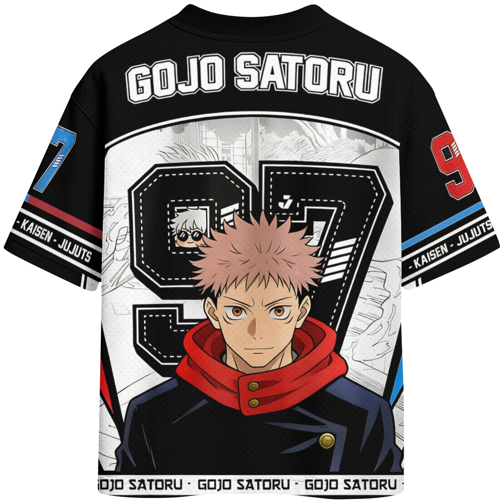 Jujutsu Kaisen Crew Neck Football Jersey