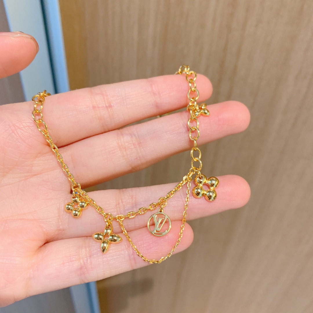 Louis Vuitton Chain with Charms Bracelet - Original Replica Club