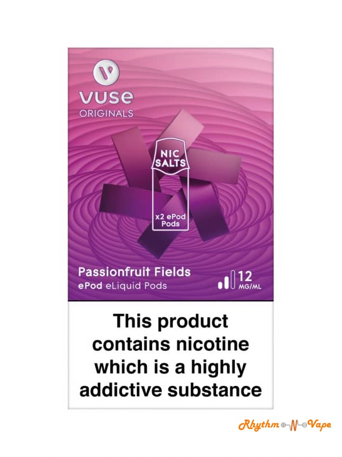 vuse epod passionfruit fields e-liquid pods Passionfruit Fields