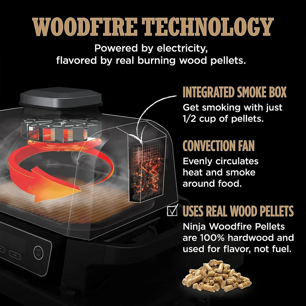 Ninja Woodfire Outdoor Grill and Smoker - Image 4