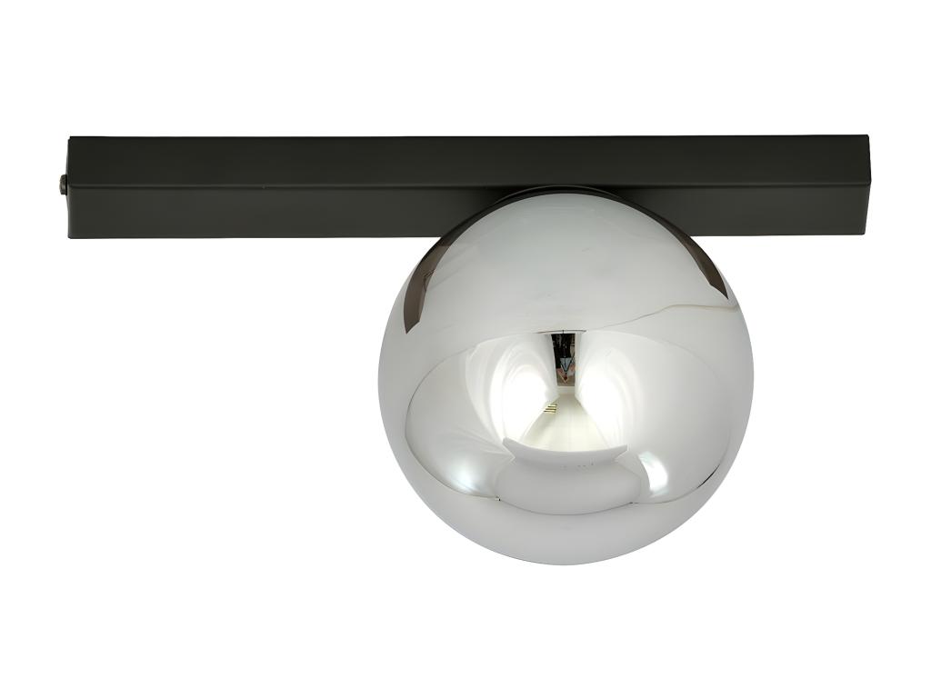 Lámpara de Techo Fit, Negro, 30x17x14 cm, Laocacasas