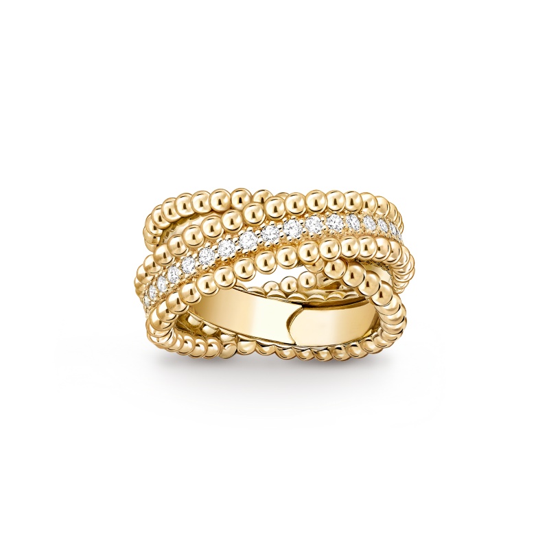 Replicate Perlée diamonds duo ring(1:1 replica) - Original Replica Club