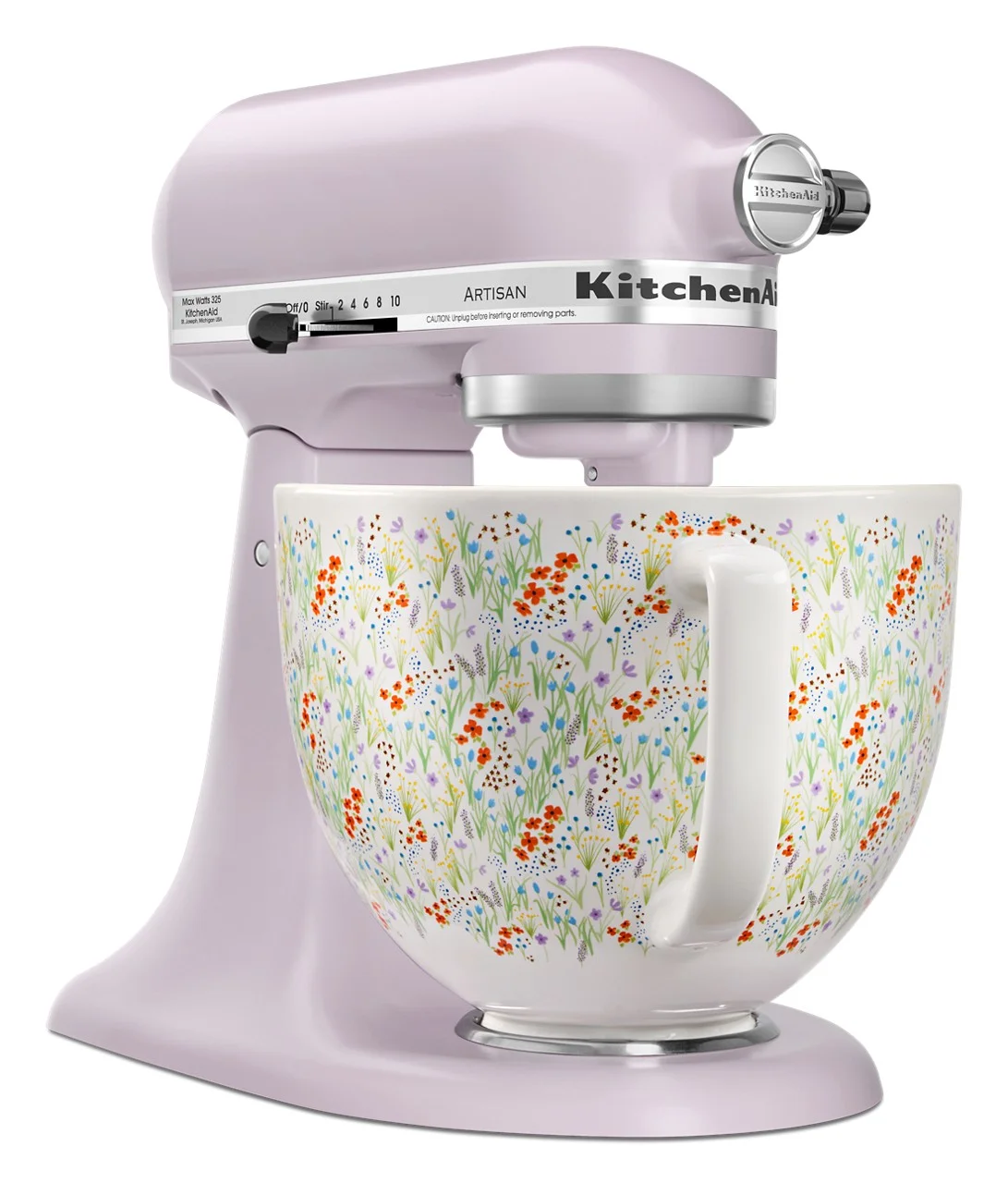 KitchenAid Artisan Series 5-Quart Tilt-Head Stand Mixer, Wildflower, KSM156CXWF - Image 2