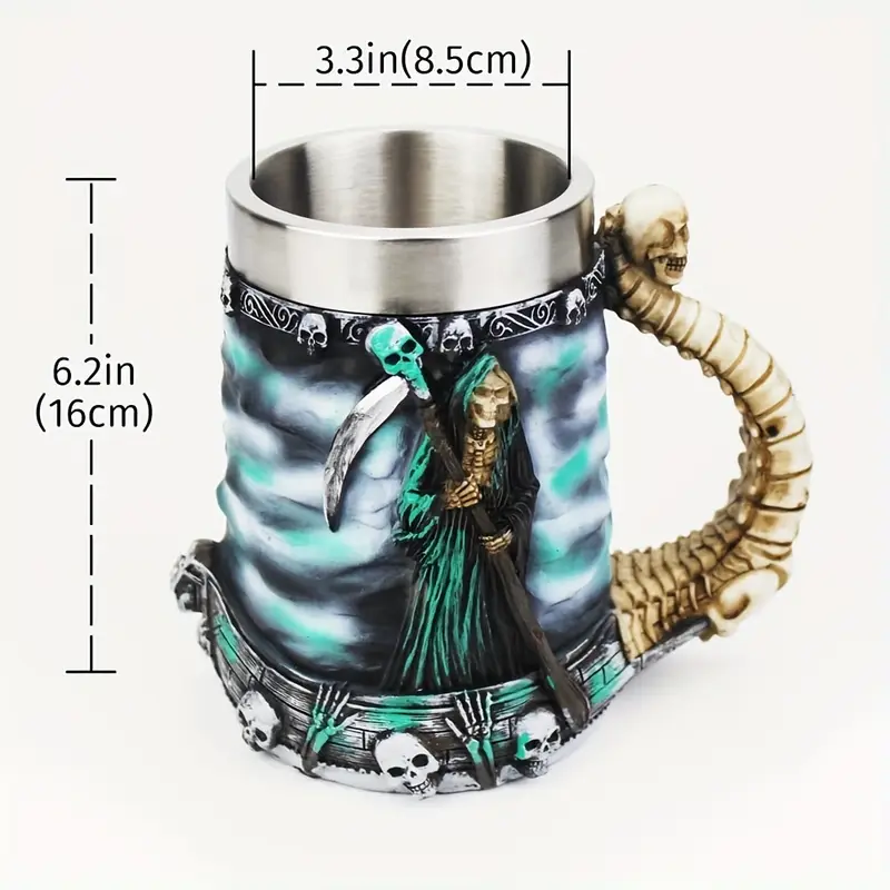 The AfterSip™ - Skull Mug - Image 6 The AfterSip™ - Skull Mug - Image 6