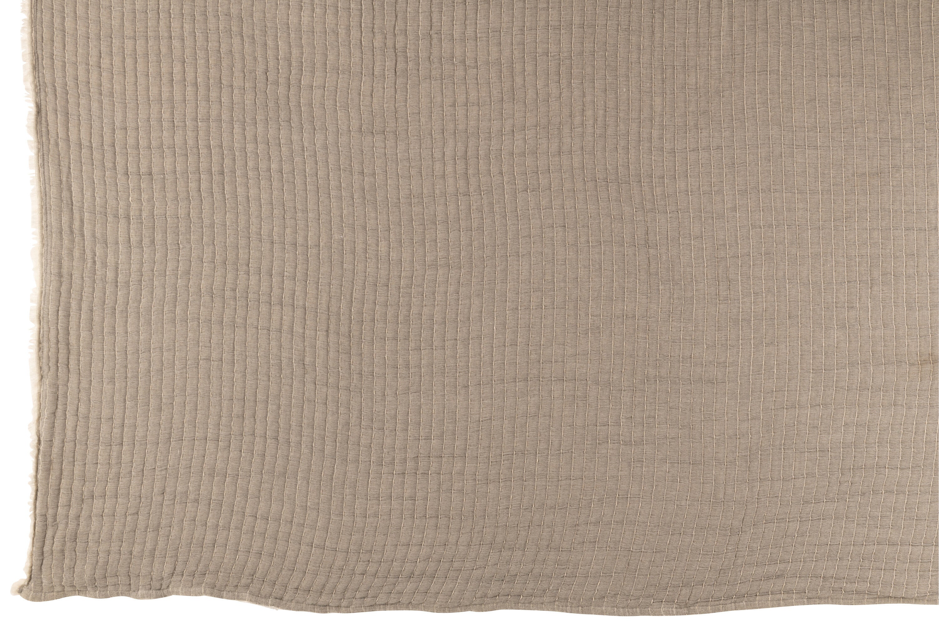 J-Line plaid Strepen Stiksel - katoen polyester - grijs