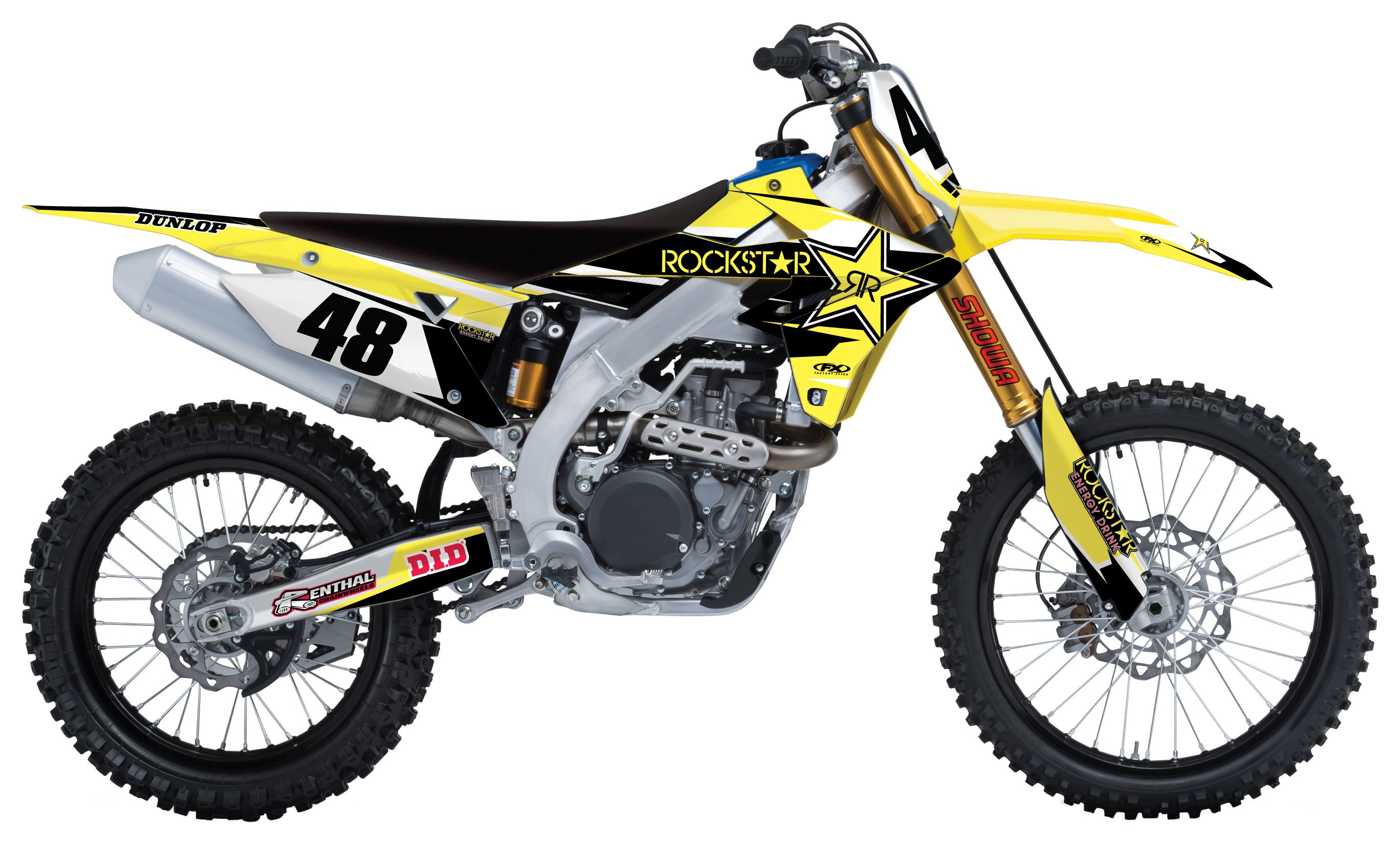 SportsBikeShop Factory Effex Rockstar Shroud / Airbox Graphics Kit 2017